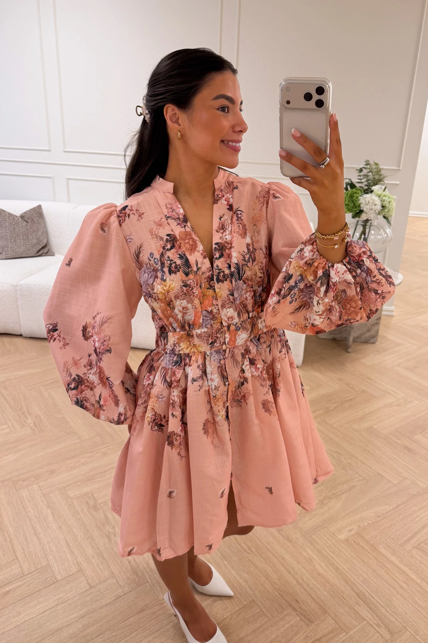 Sofia Mini Dress Rose - Image 5
