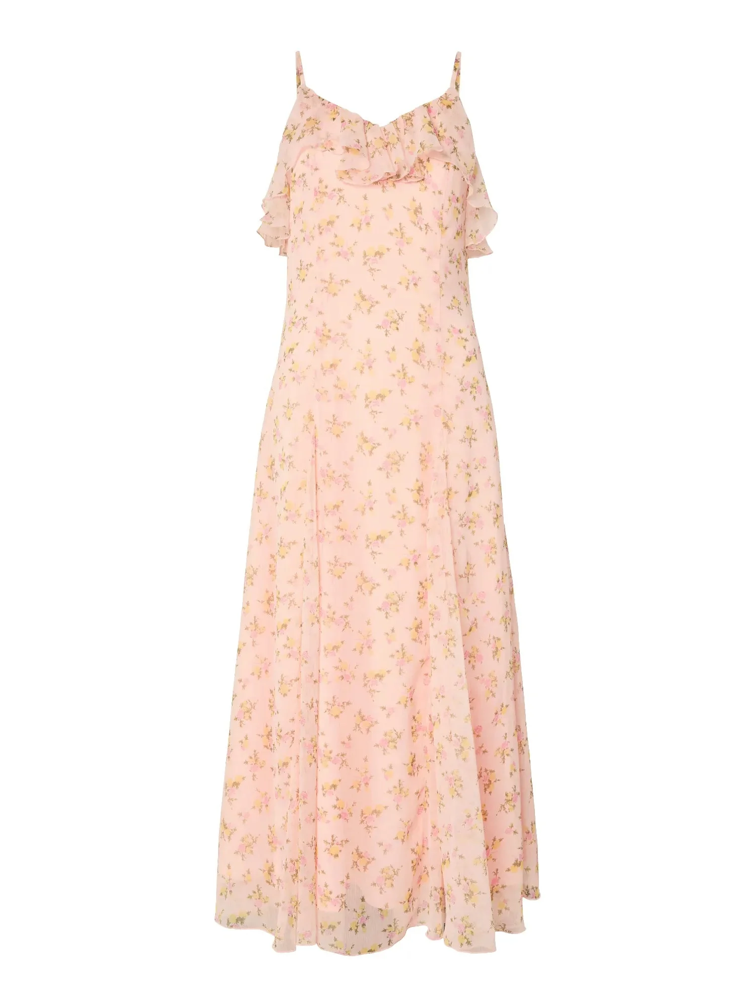 Soiree Strap Maxi Dress Blushing Rose - Image 2