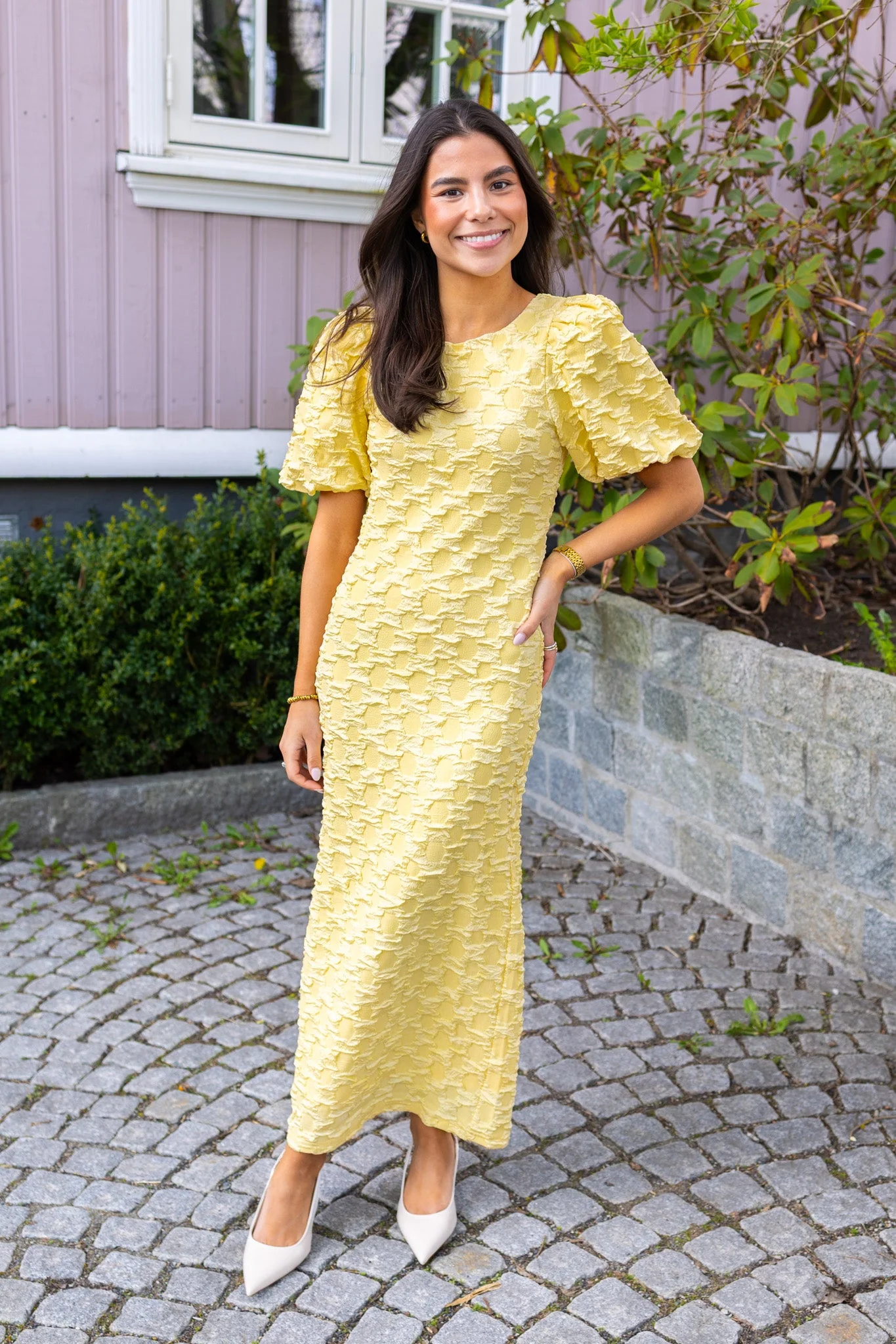 Miamaja 2/4 Long Dress Anise Flower