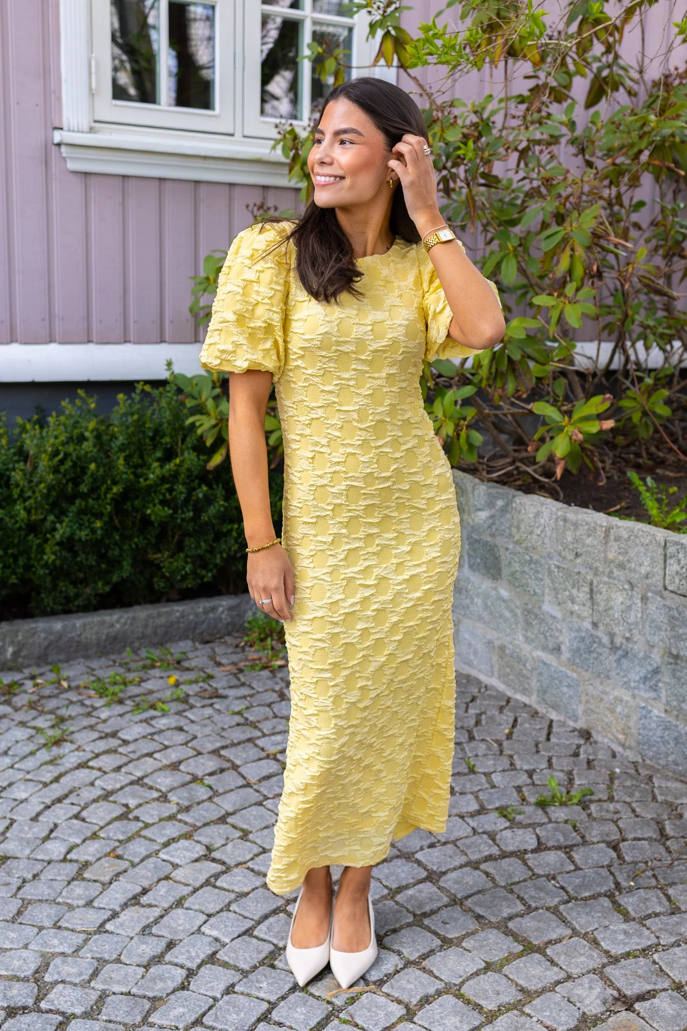 Miamaja 2/4 Long Dress Anise Flower - Image 4