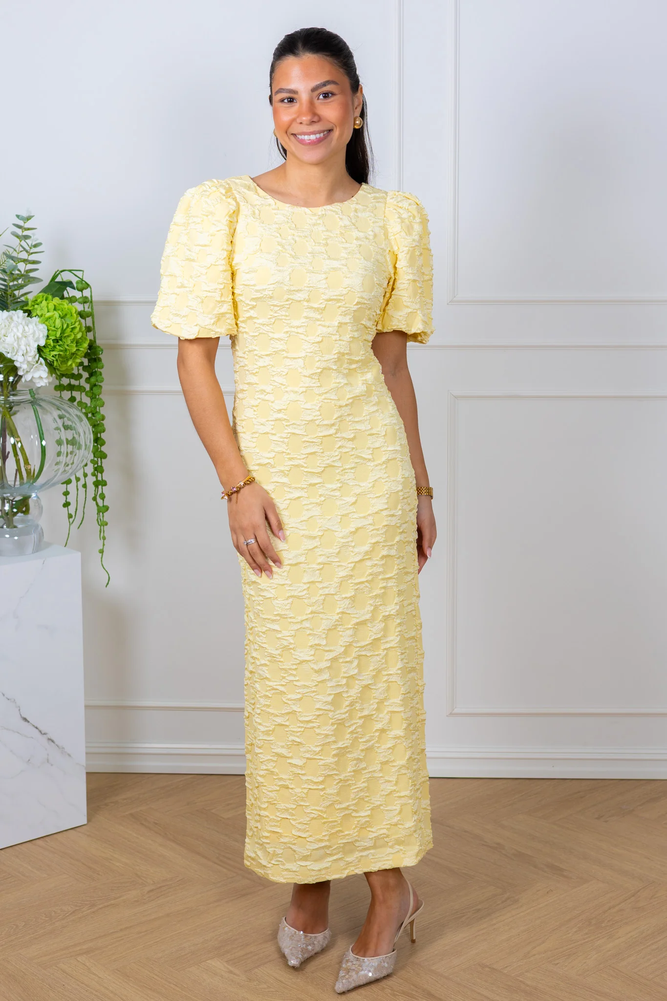 Miamaja 2/4 Long Dress Anise Flower - Image 6