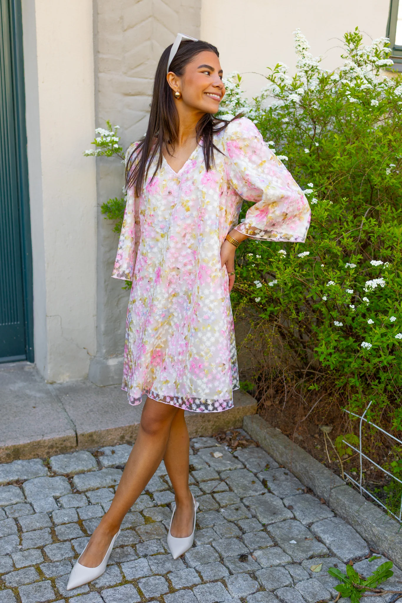 Leanna 3/4 Dress New Pristine Leanna Aop - Image 4