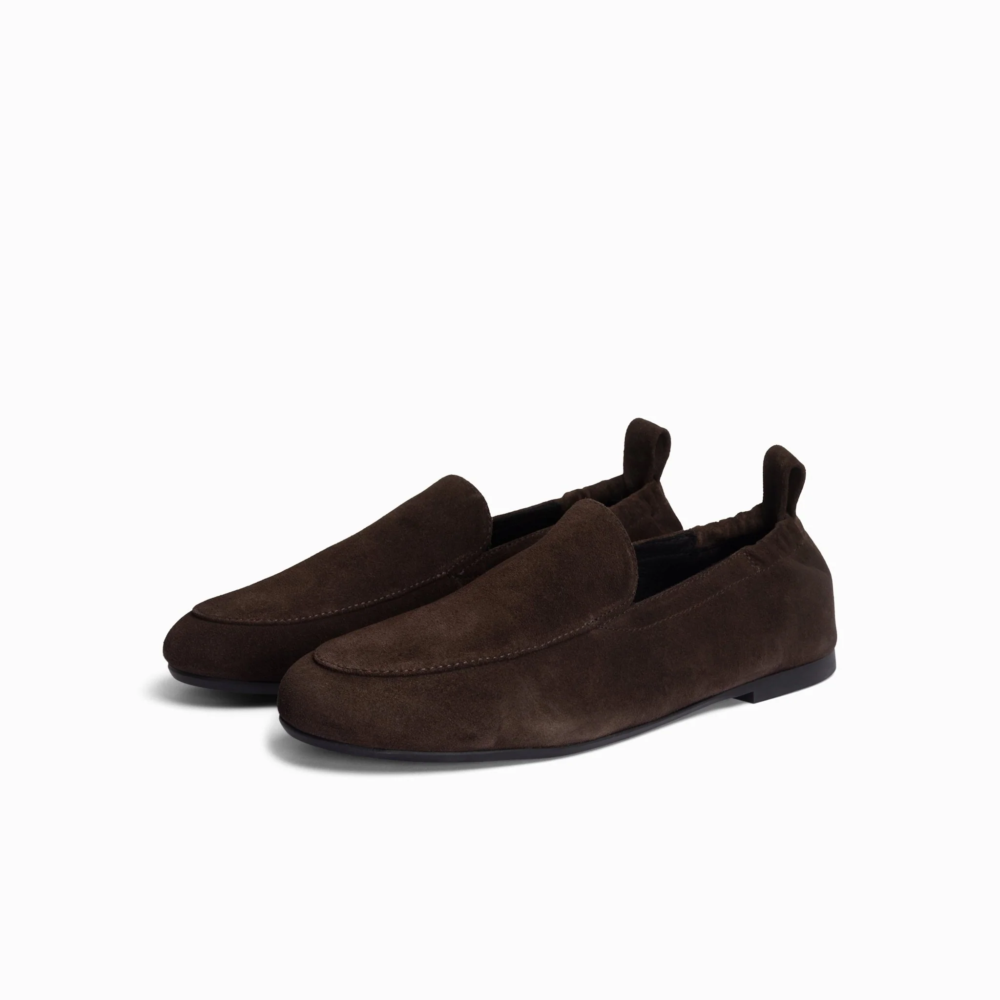 Royale Suede Flats Coffee - Image 2