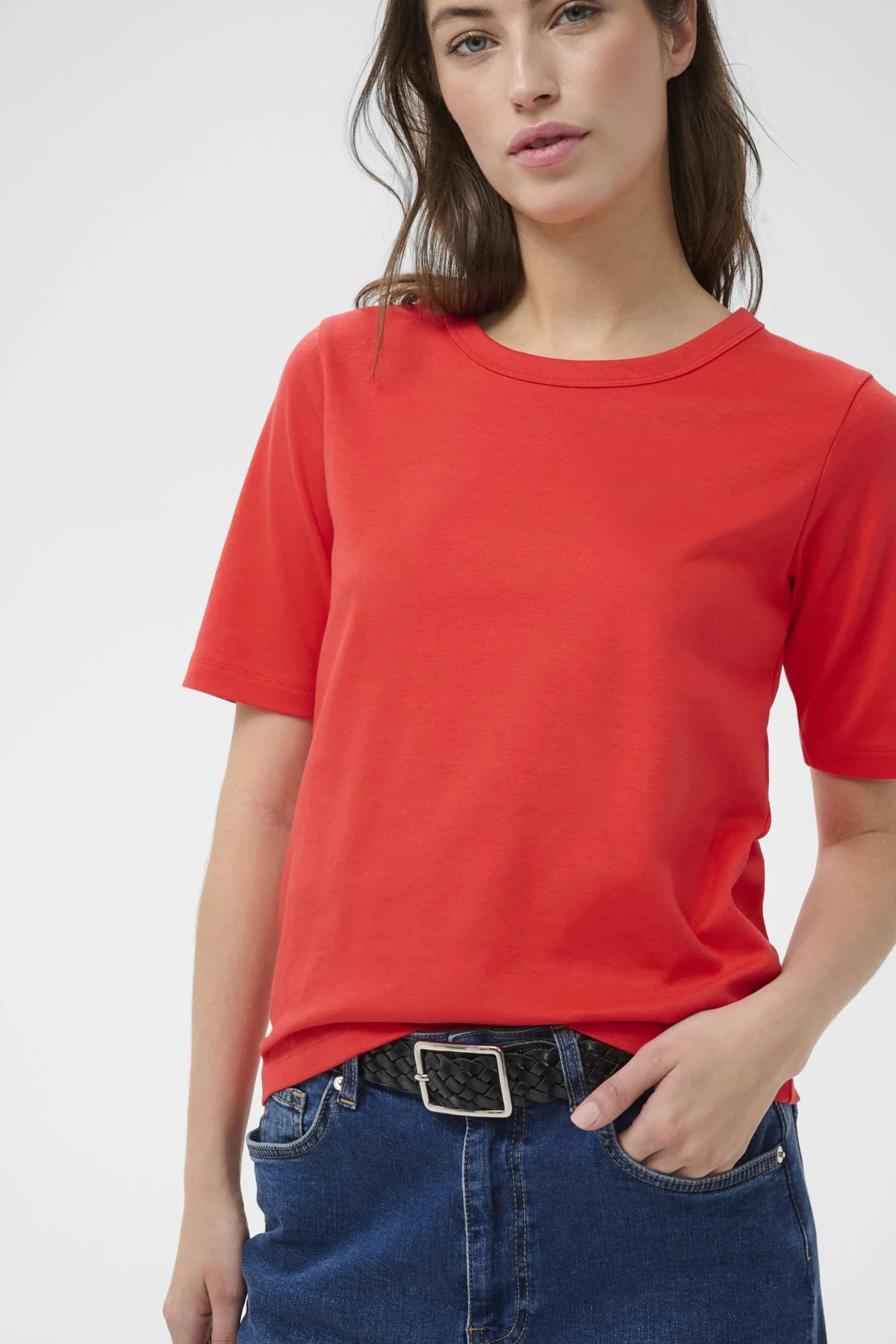 Ratana T-Shirt Poppy Red - Image 4