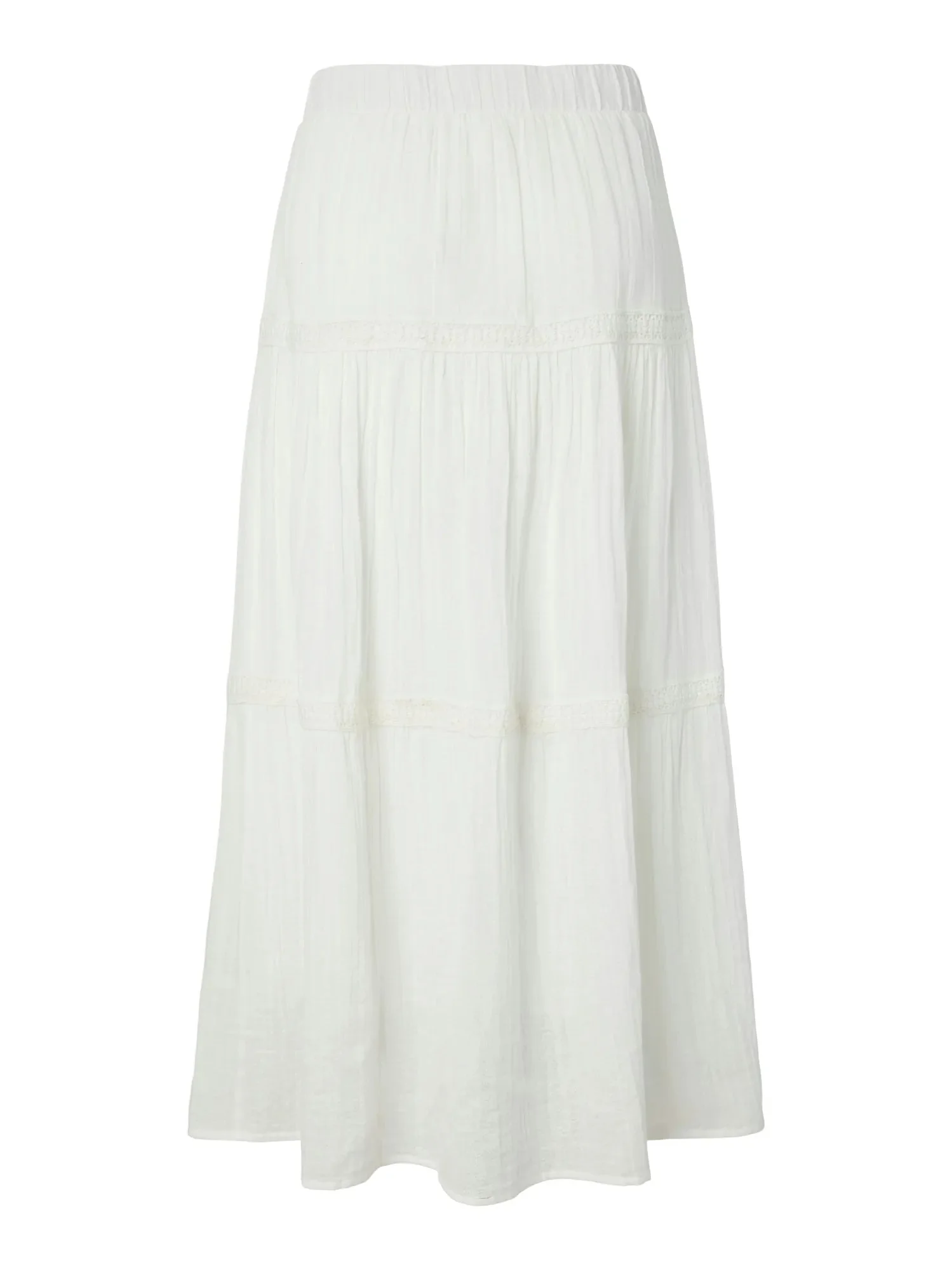 Anini Hw Ankle Skirt Star White - Image 6