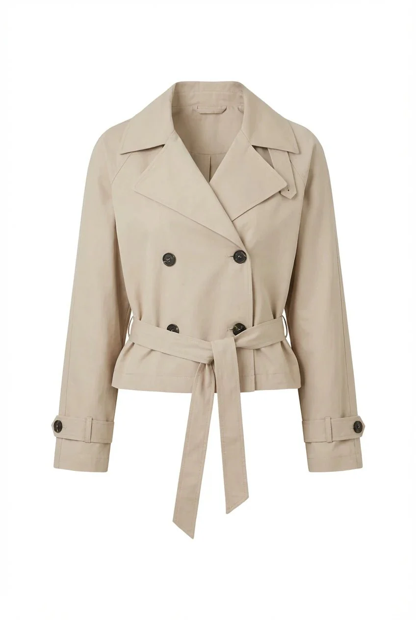 Alma Trenchcoat Light Sand - Image 2