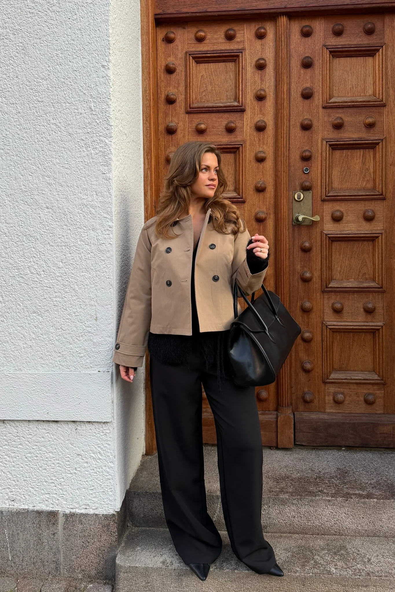 Luna Trenchcoat Light Brown - Image 3