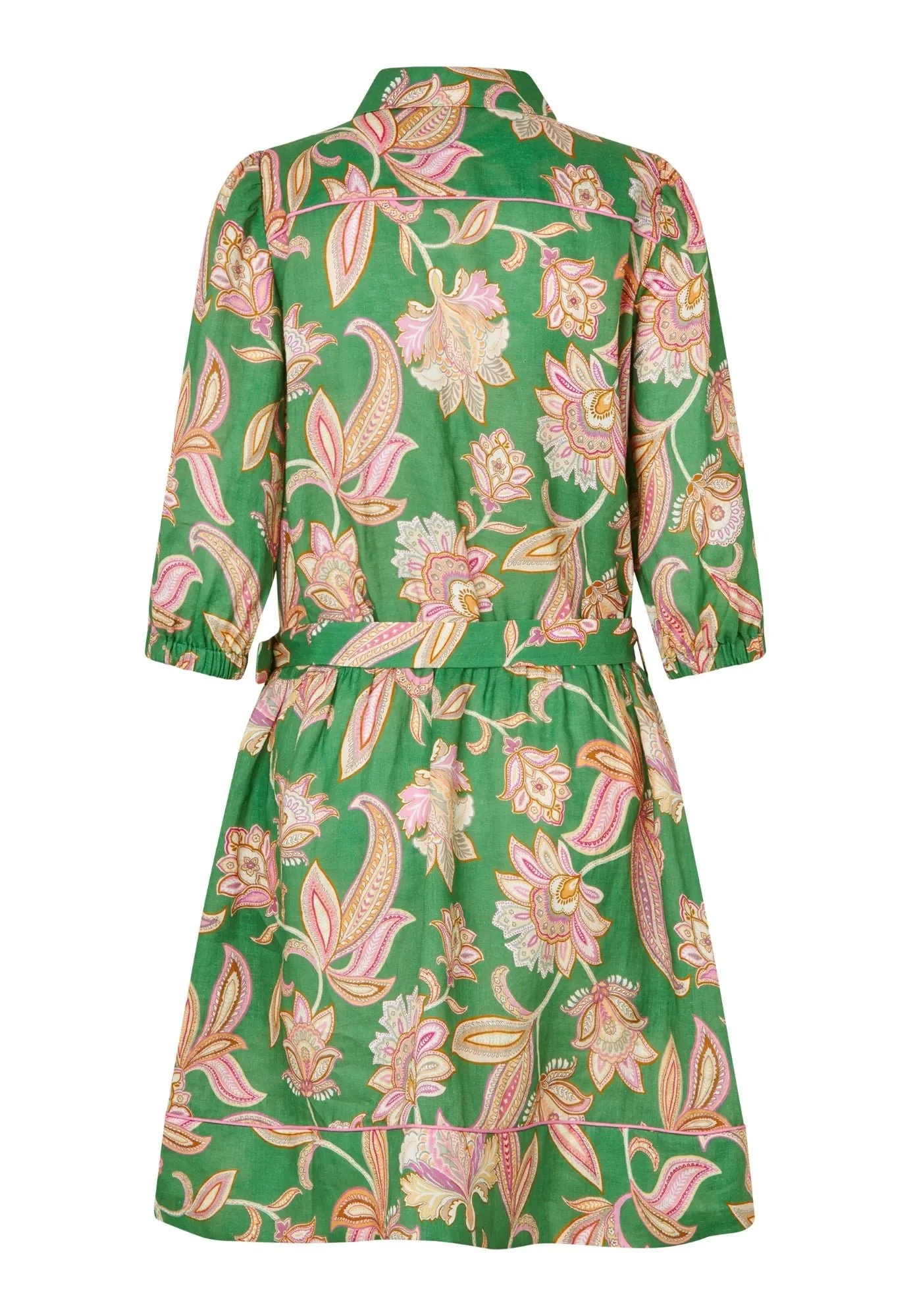 Marydea Ns Dress Paisley Full Green - Image 6