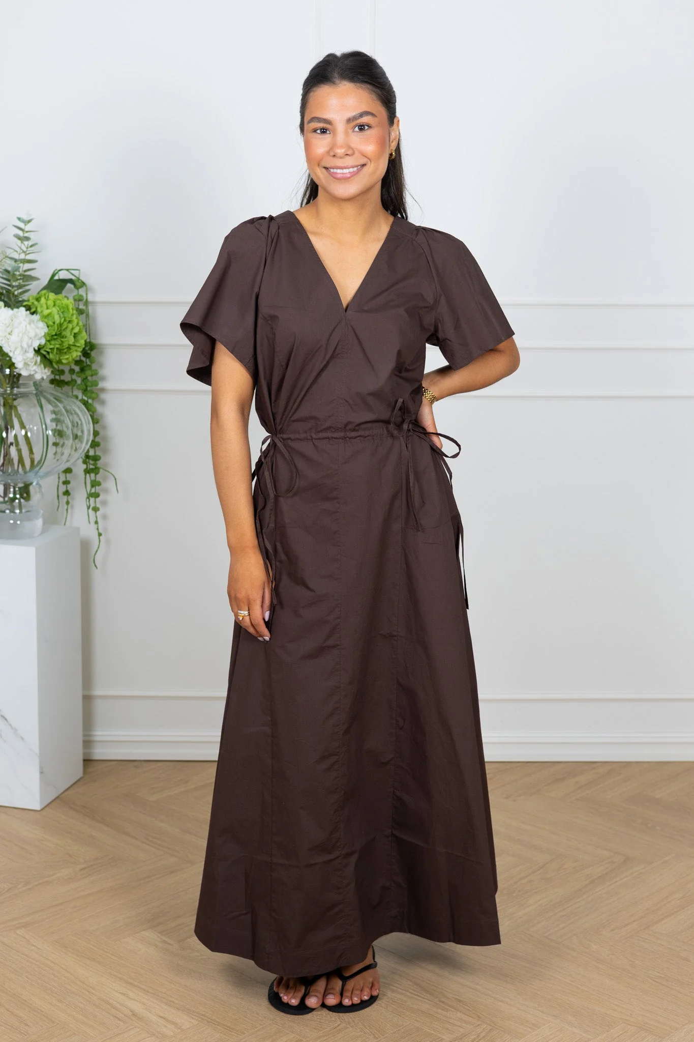 Raveniw Dress Coffee Bean