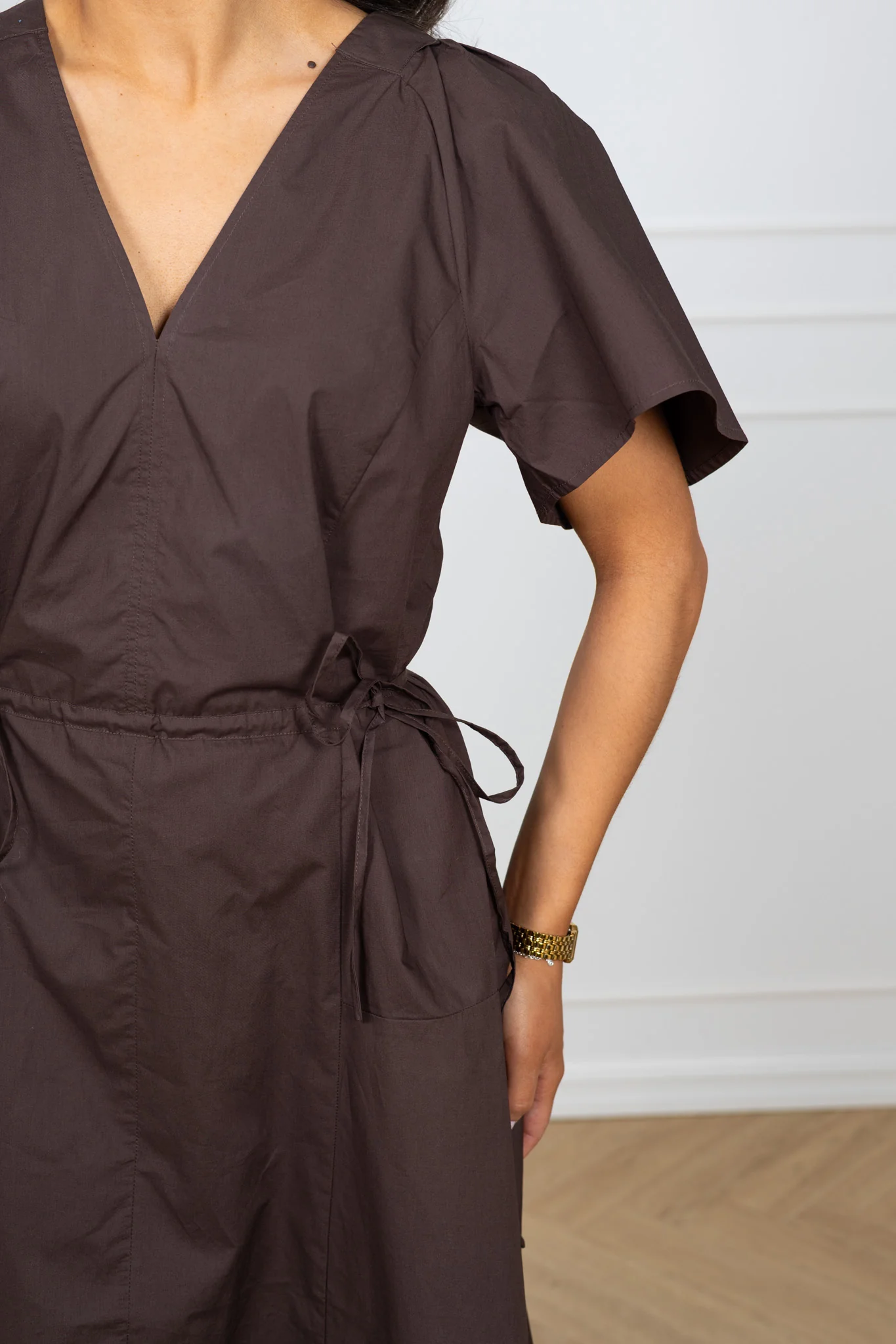 Raveniw Dress Coffee Bean - Image 6