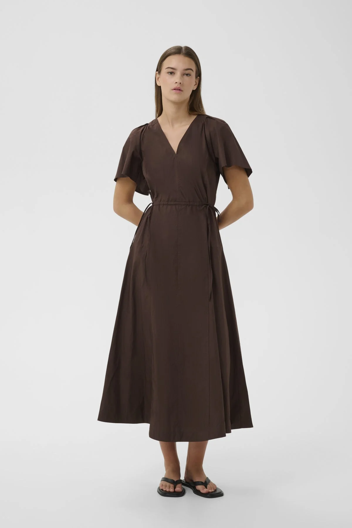 Raveniw Dress Coffee Bean - Image 7