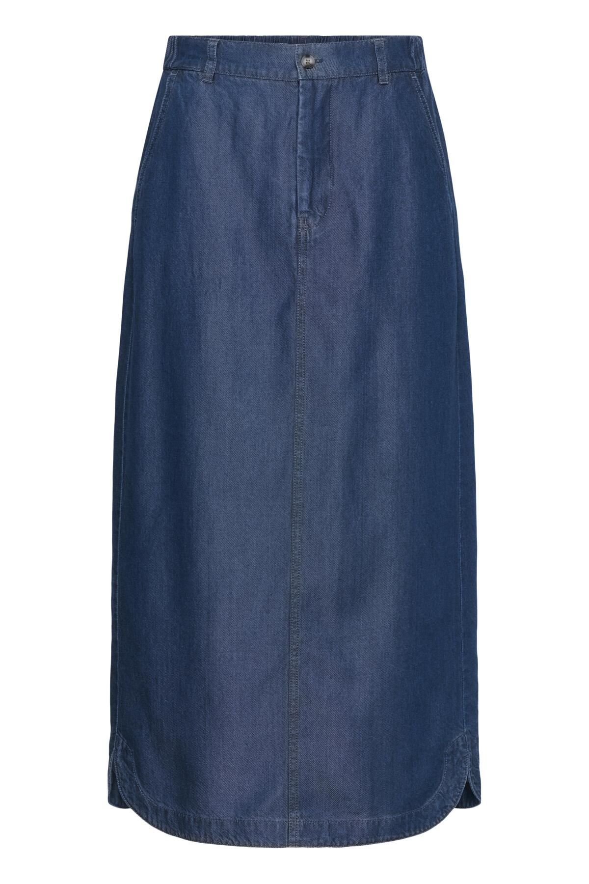 Eloiseiw Skirt Dark Blue Denim
