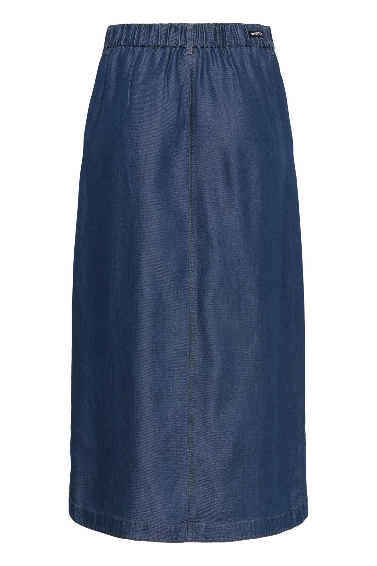 Eloiseiw Skirt Dark Blue Denim - Image 7