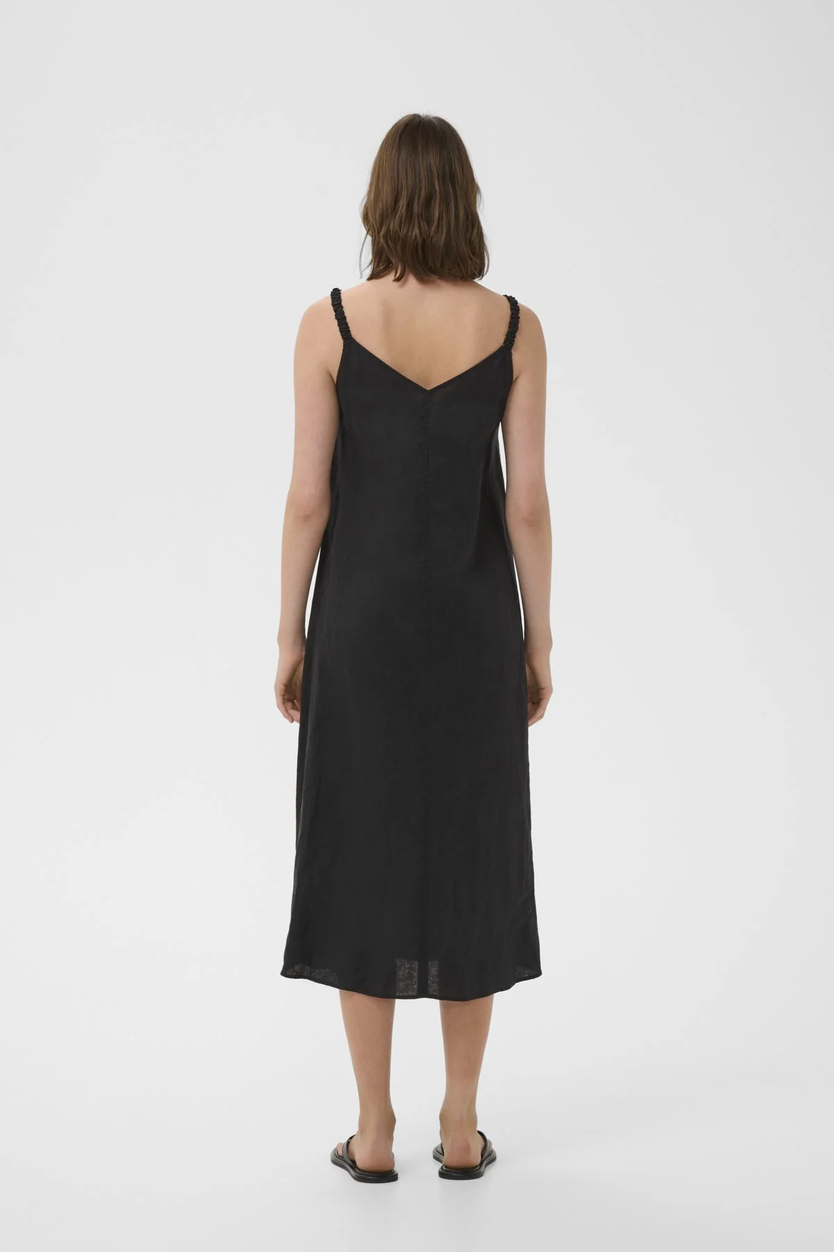 Elinoriw Strap Dress Black - Image 3