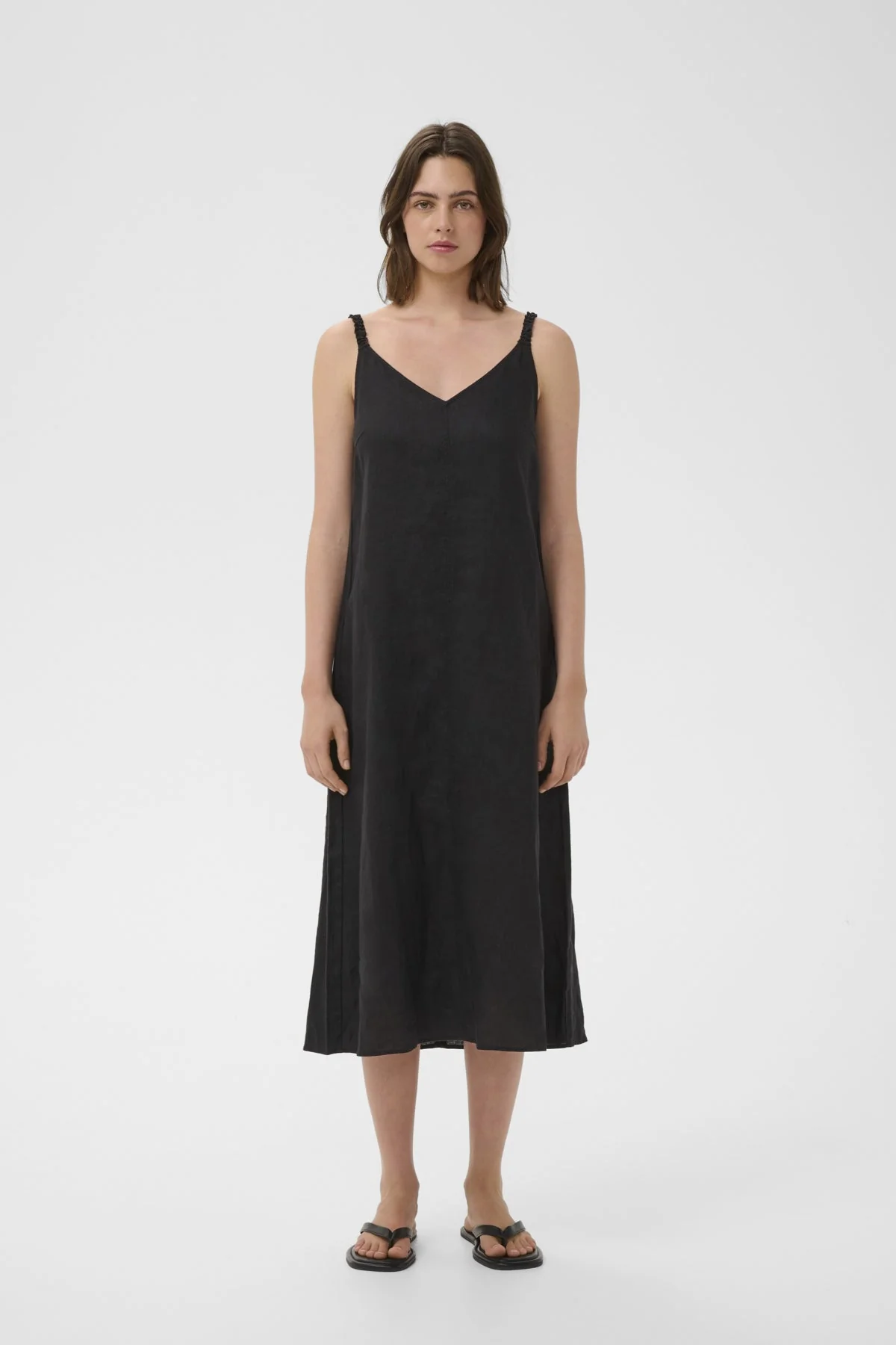 Elinoriw Strap Dress Black - Image 4