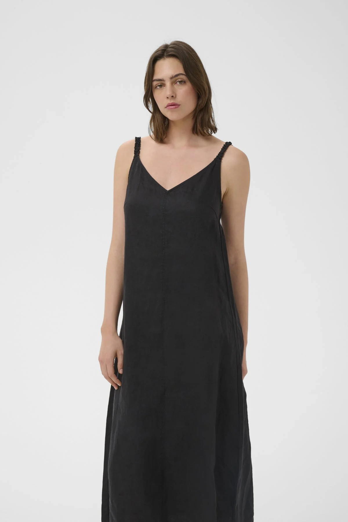 Elinoriw Strap Dress Black - Image 5