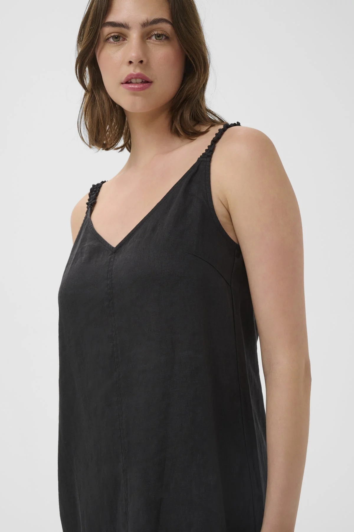 Elinoriw Strap Dress Black - Image 7