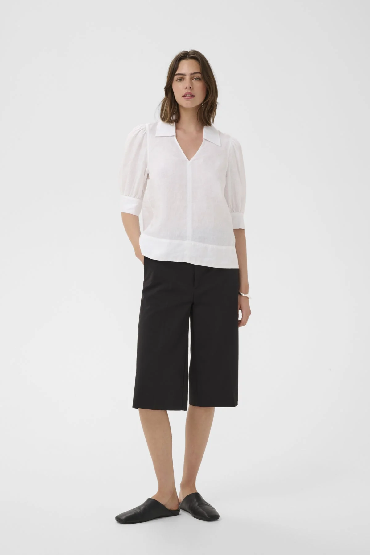 Elinoriw Edith Blouse Pure White - Image 2