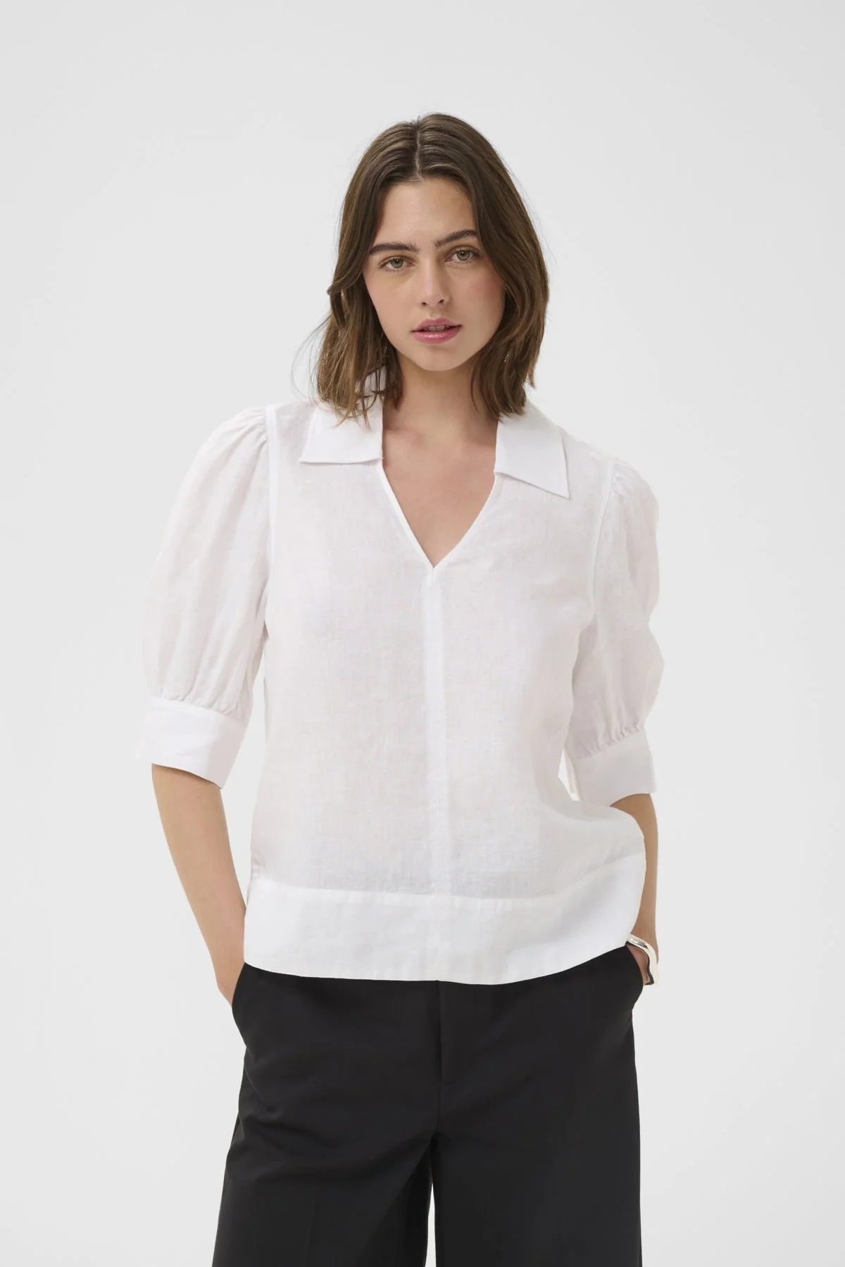 Elinoriw Edith Blouse Pure White - Image 6