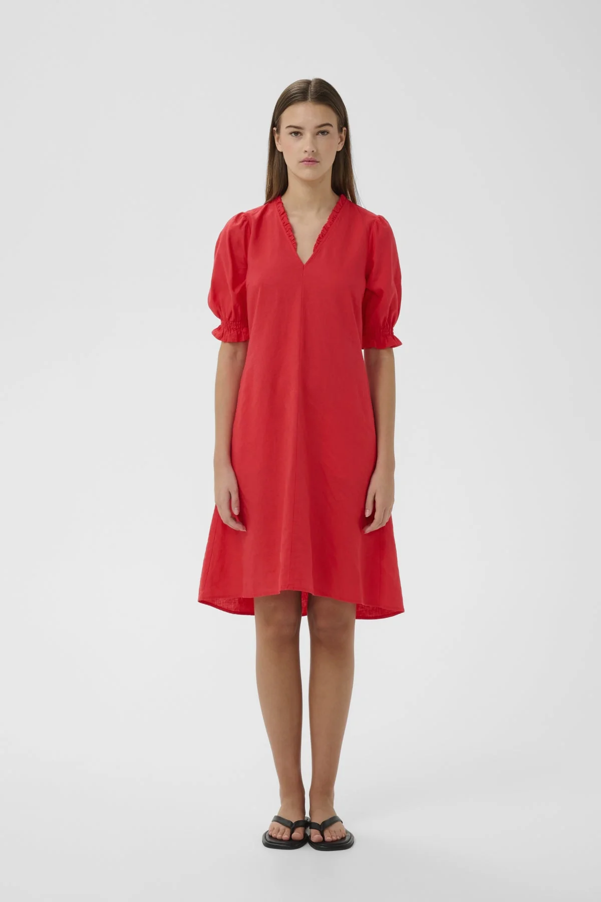 Edithiw Rigitta Dress Poppy Red - Image 2