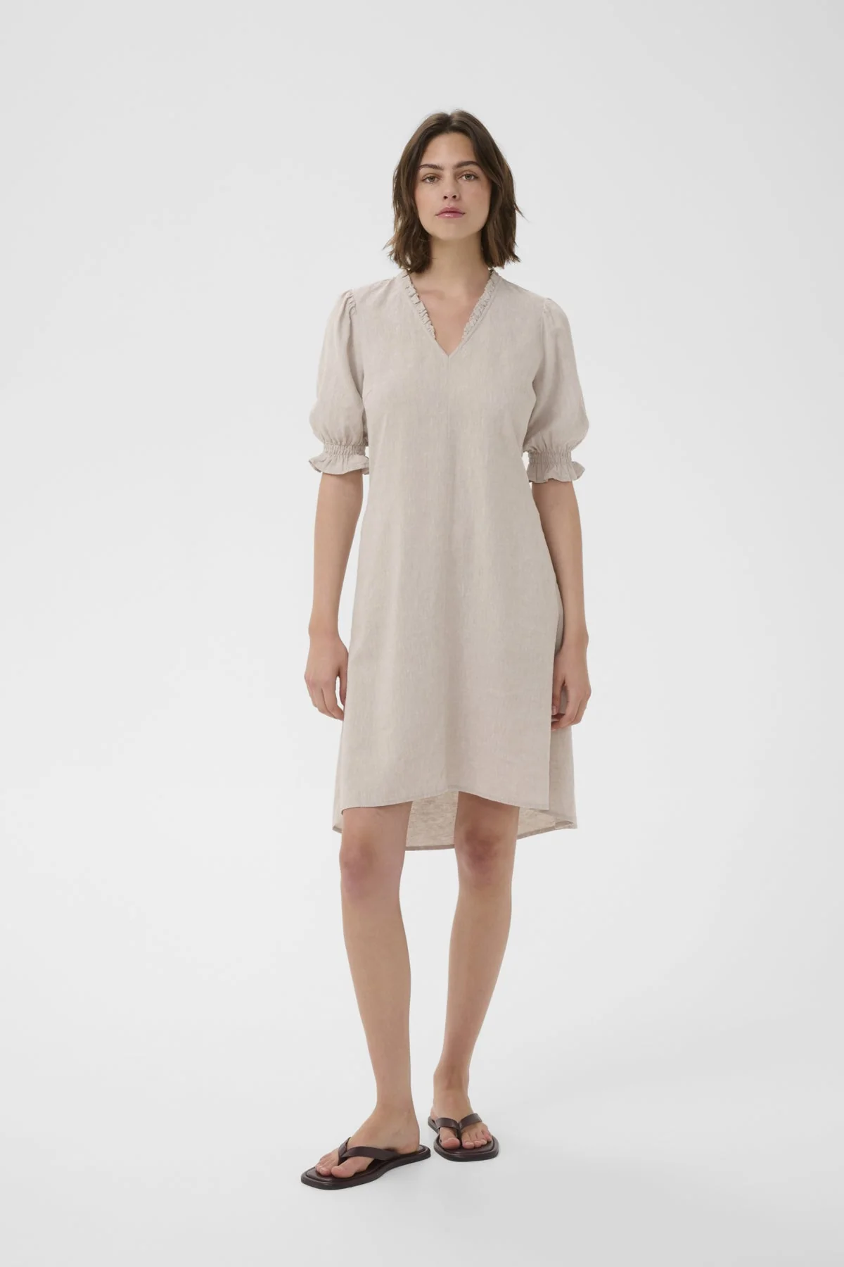 Edithiw Rigitta Dress Ecru - Image 4