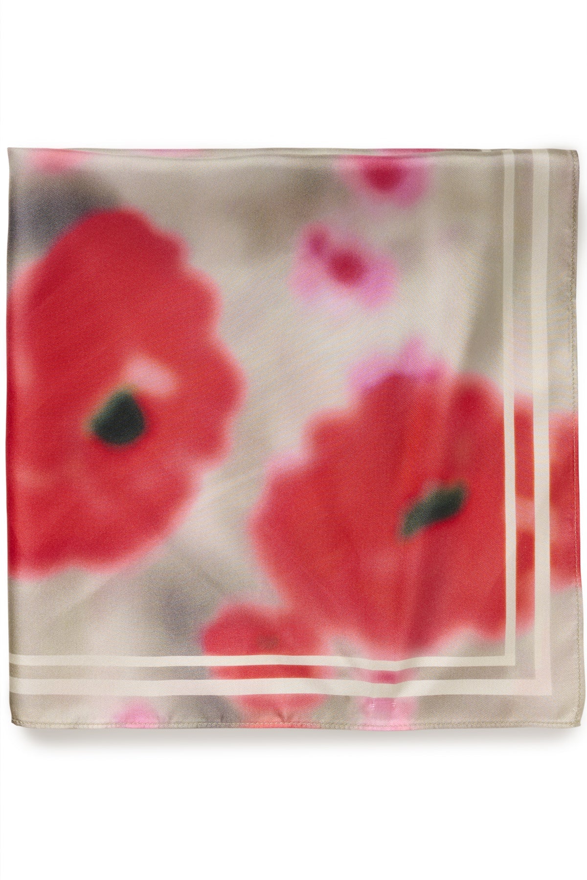 Rafiqiw Scarf Large Blurred Poppies - Image 3
