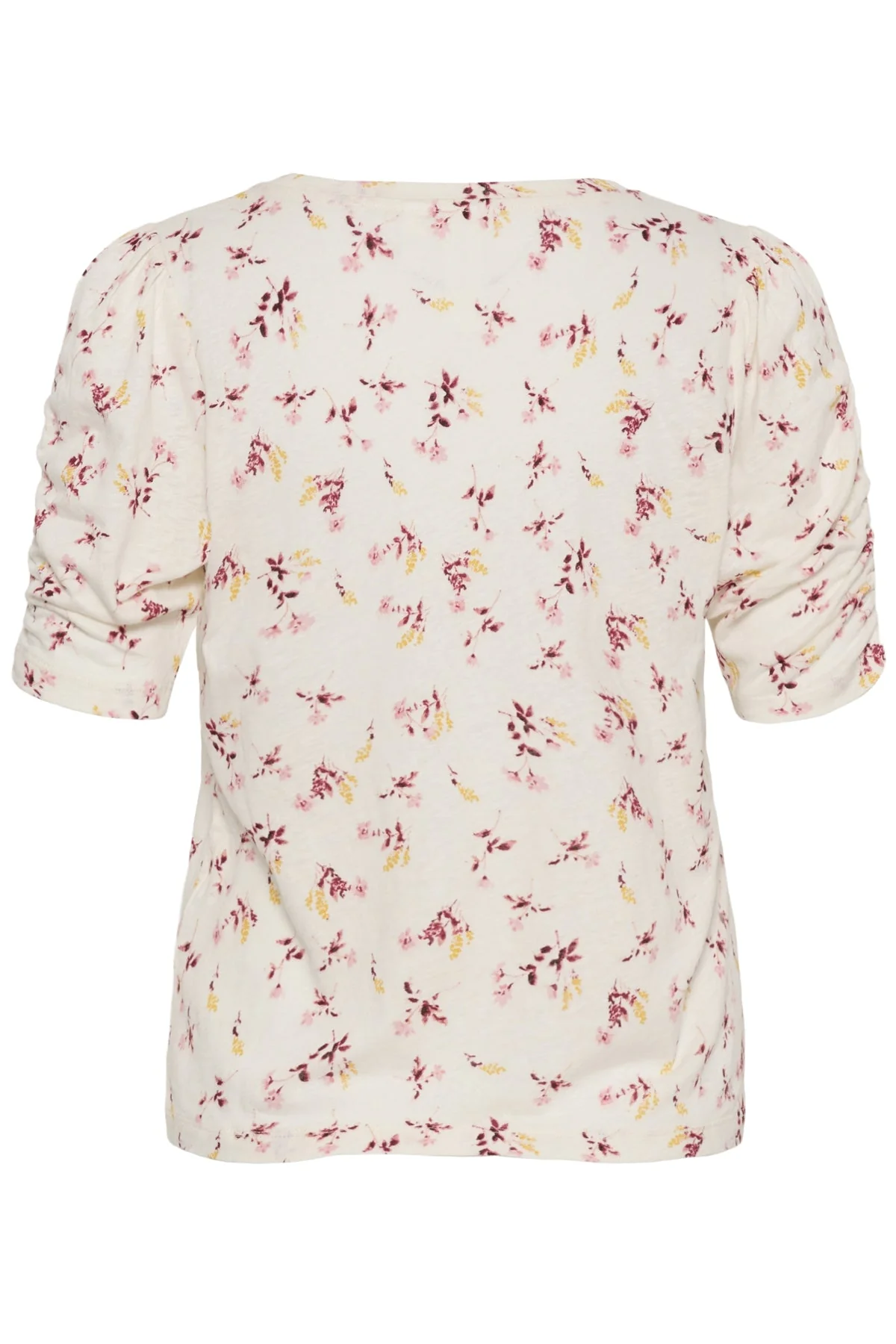 Brizette T-Shirt Peach Blossom Bouquet Print - Image 2