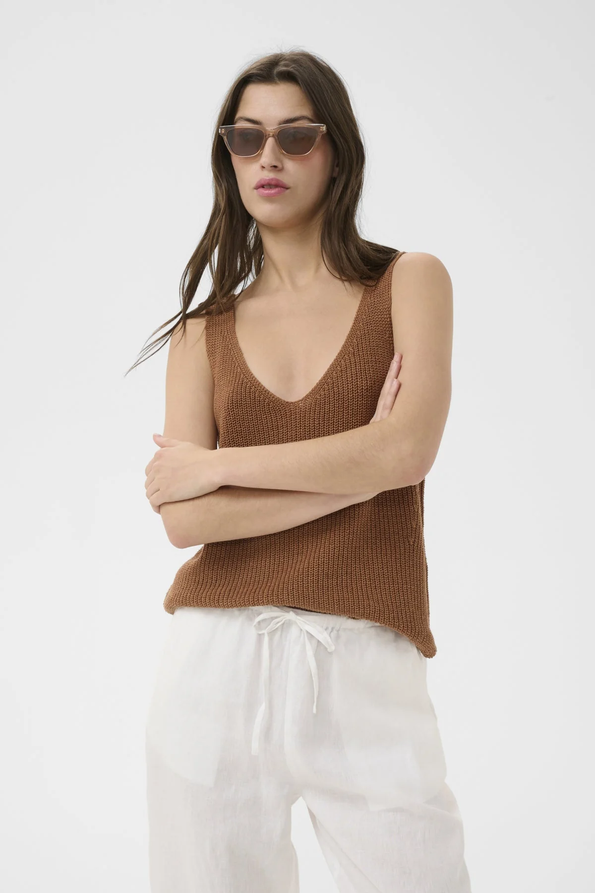 Bulenga Sunglasses Light Brown Transparent - Image 4