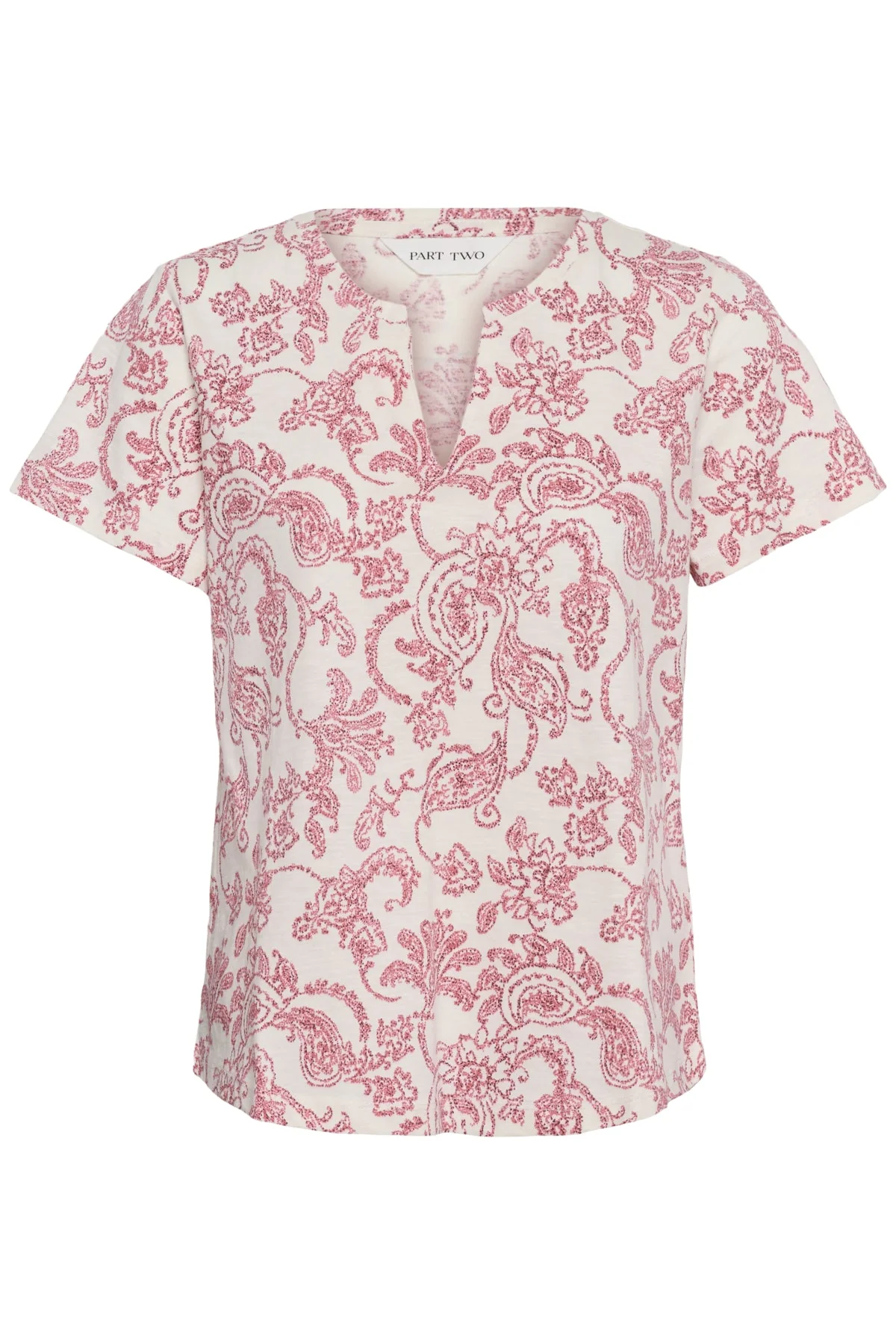 Gesinas T-Shirt Peach Blossom Dot Paisley