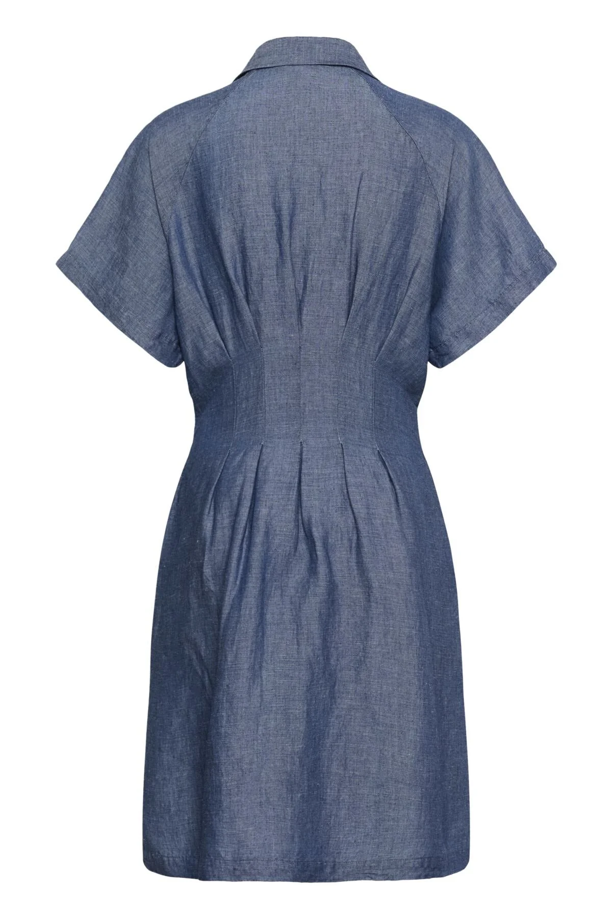 Betine Dress Blue Chambray - Image 8