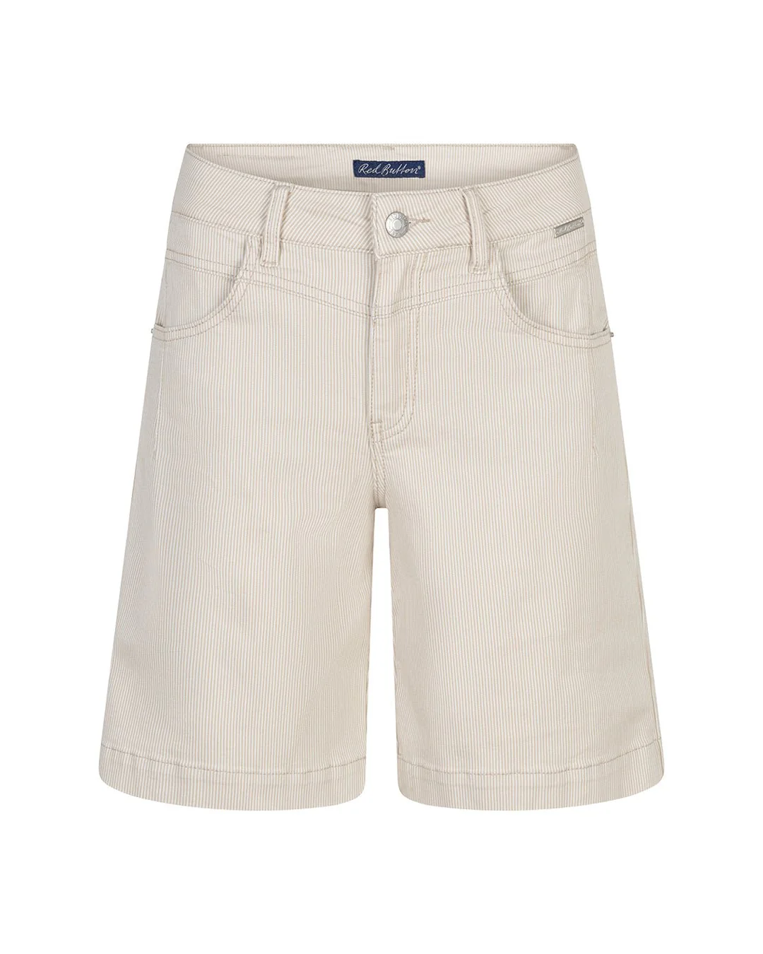 Kate Short Denim Stripe Pebble