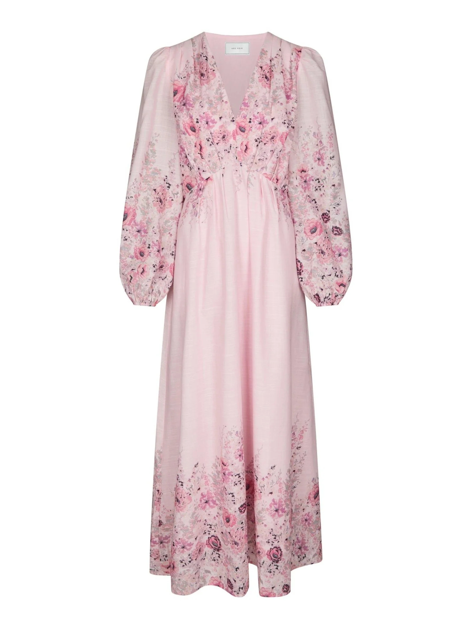 Silfi Flower Print Dress Dusty Rose - Image 2