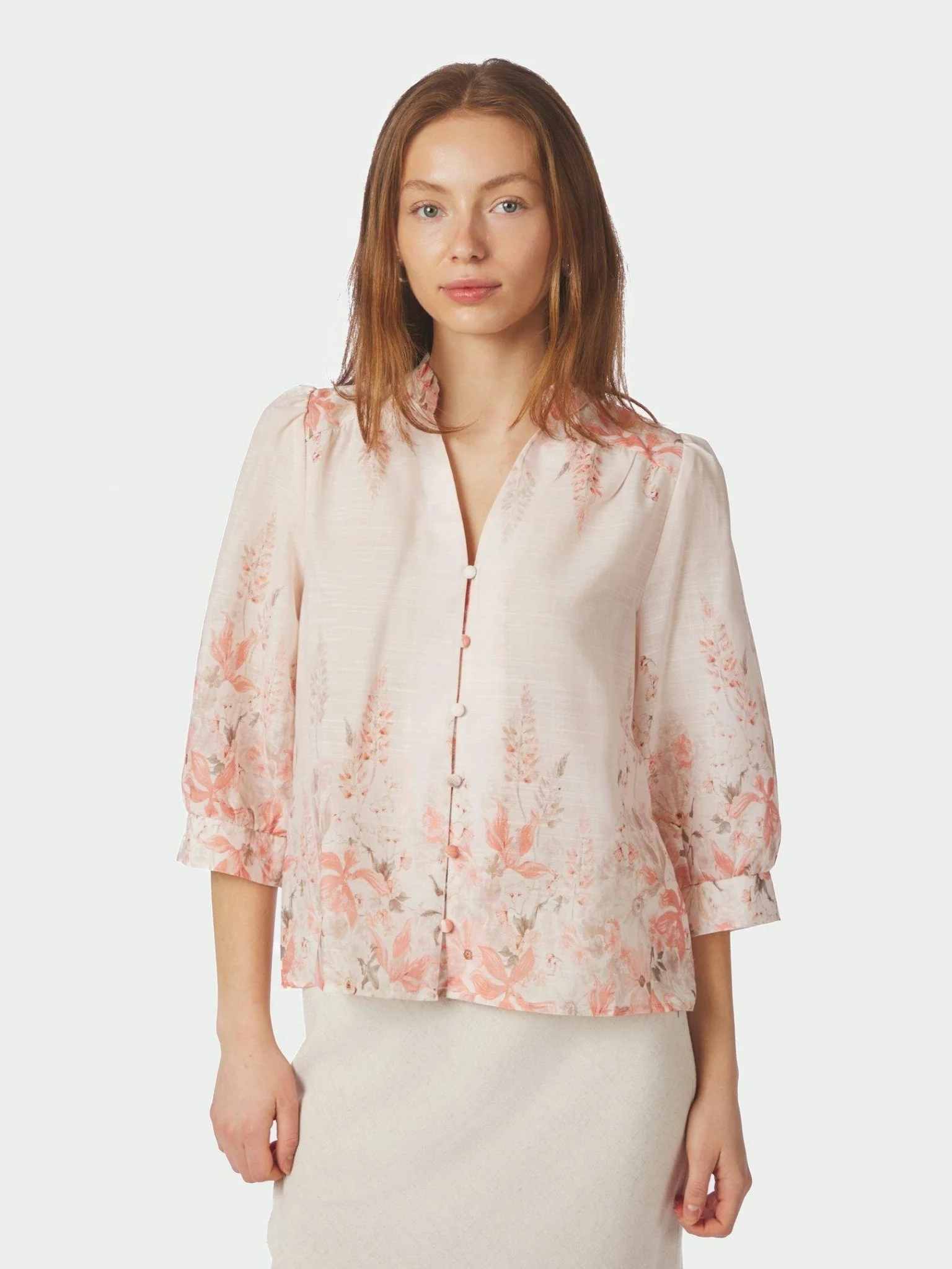 Roselle Blooming Blouse Misty Rose - Image 2
