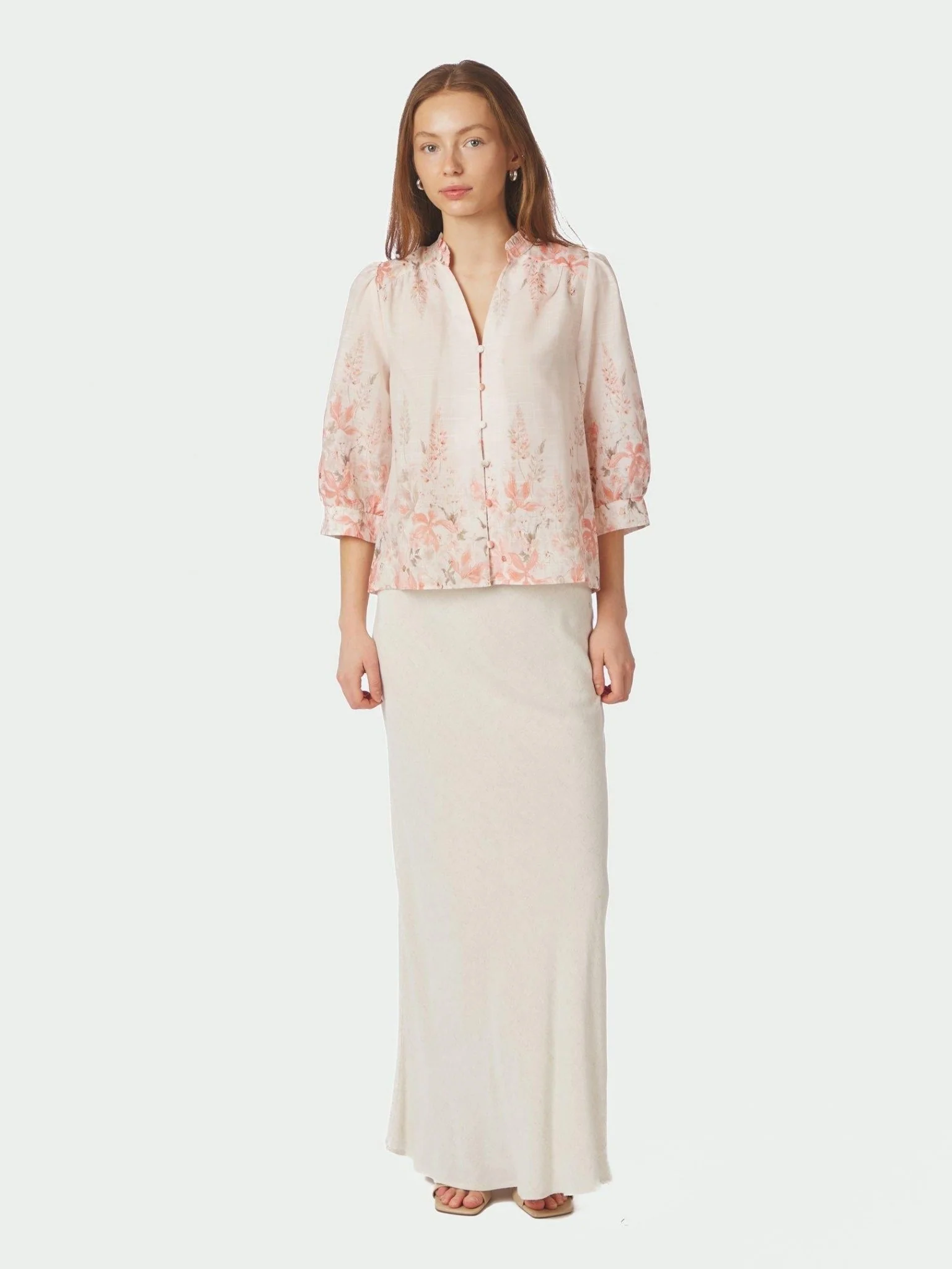 Roselle Blooming Blouse Misty Rose - Image 3