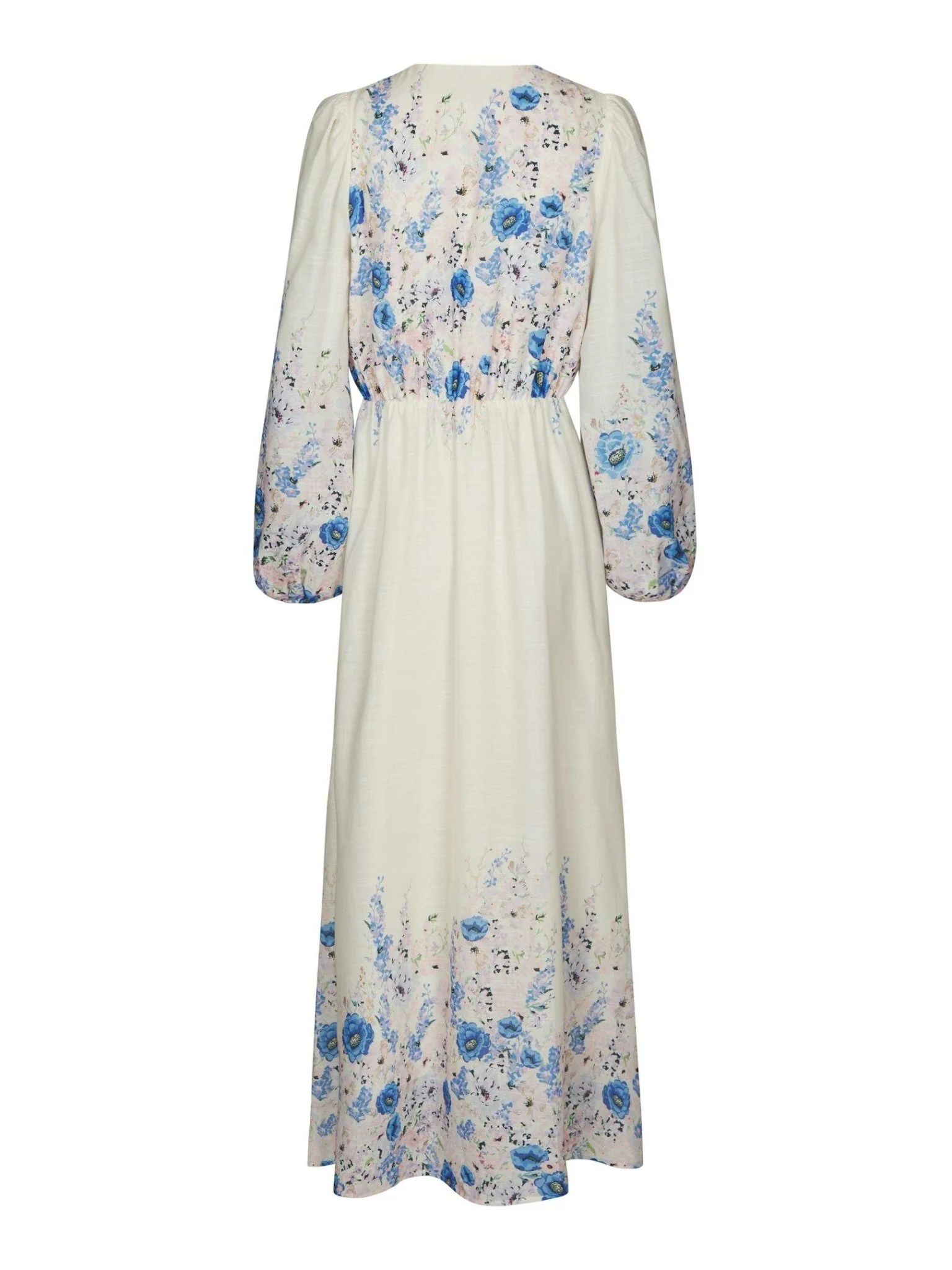 Silfi Flower Print Dress Blue - Image 7