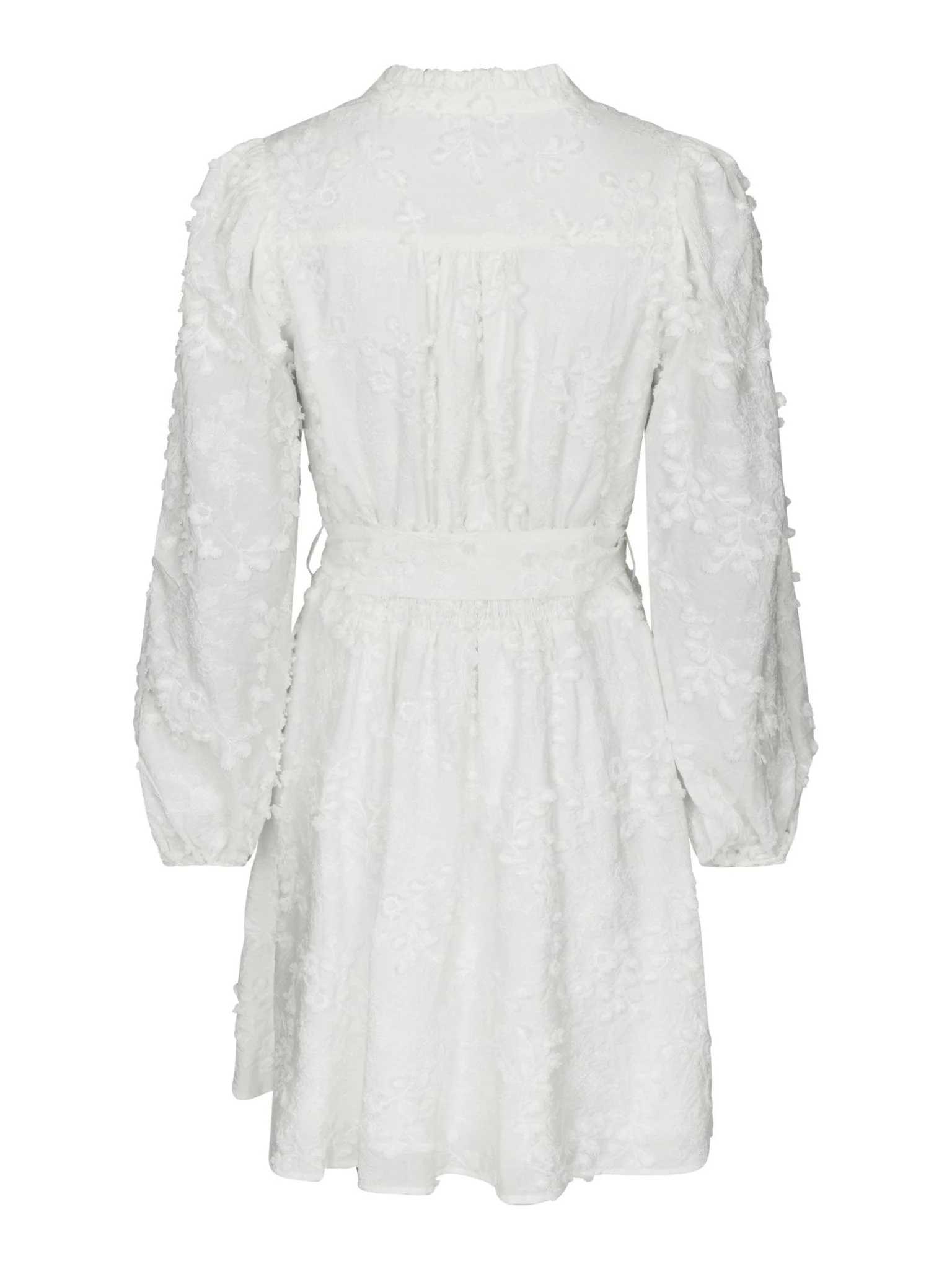 Monnie Embroidery Dress White - Image 8