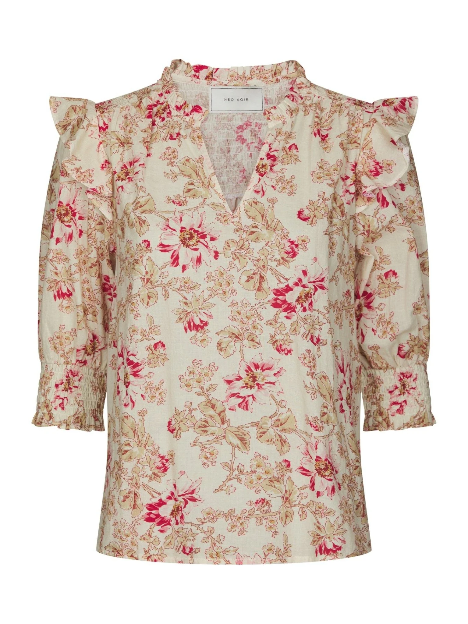 Davina Flower Rose Blouse Rose - Image 2