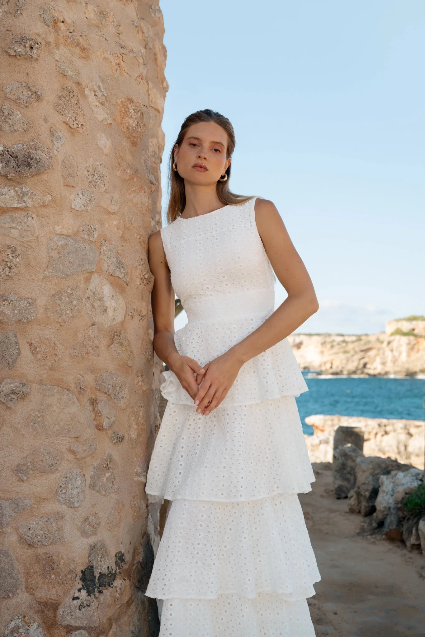 Ariana Maxi Dress White - Image 2