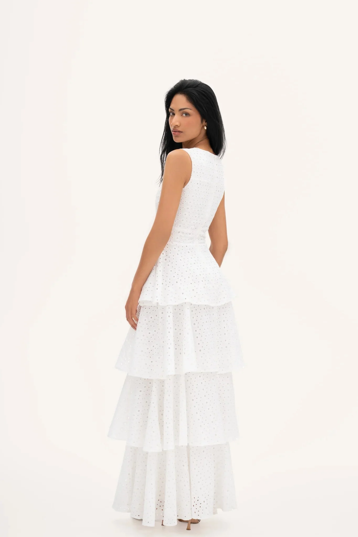 Ariana Maxi Dress White - Image 4