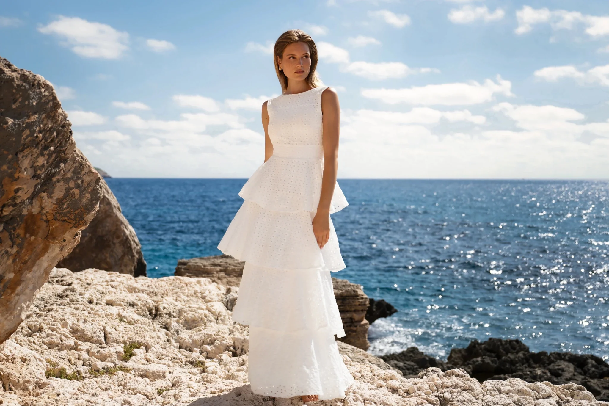 Ariana Maxi Dress White - Image 5