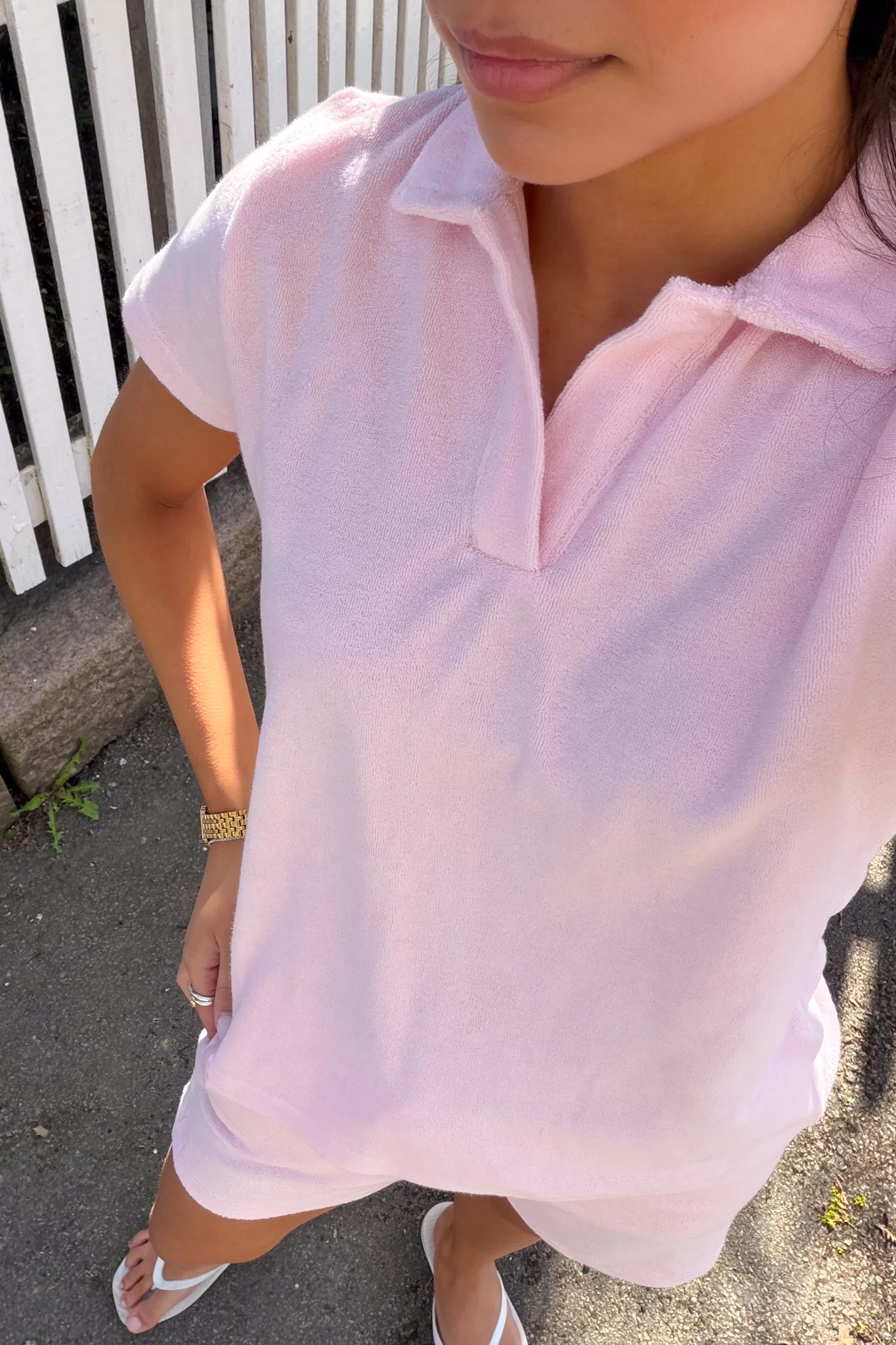 Mina Ss Polo Light Pink - Image 5