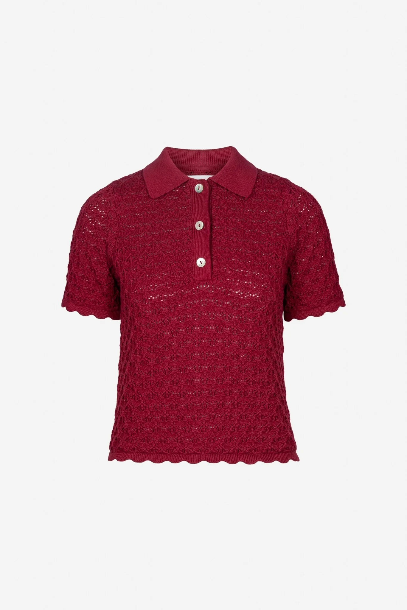 Gwen Knit Tee Berry - Image 2