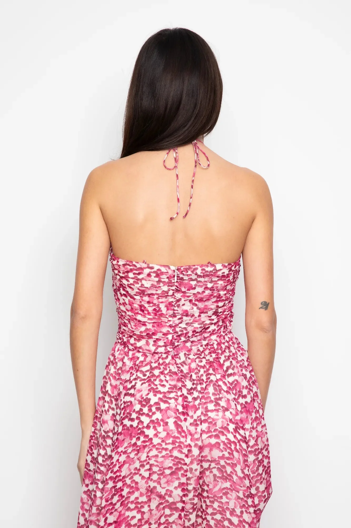 Bree Dress Berry Viola Print - Image 10