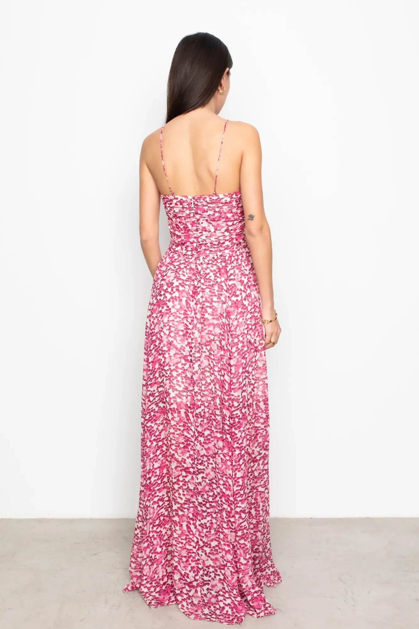 Bree Dress Berry Viola Print - Image 11
