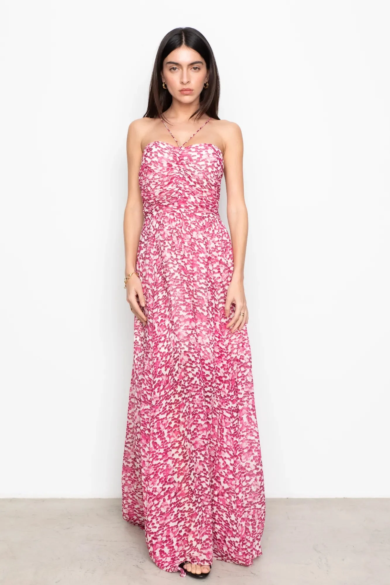 Bree Dress Berry Viola Print - Image 5