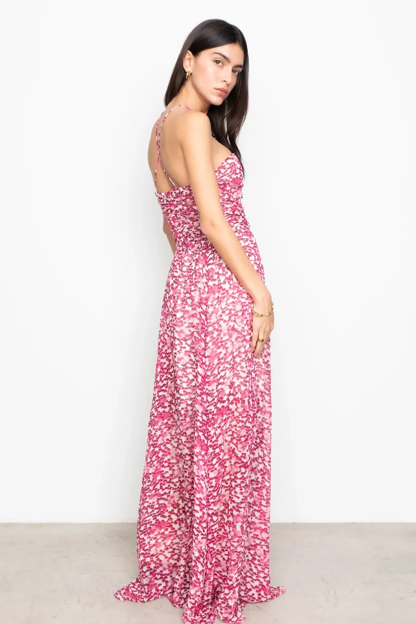Bree Dress Berry Viola Print - Image 7