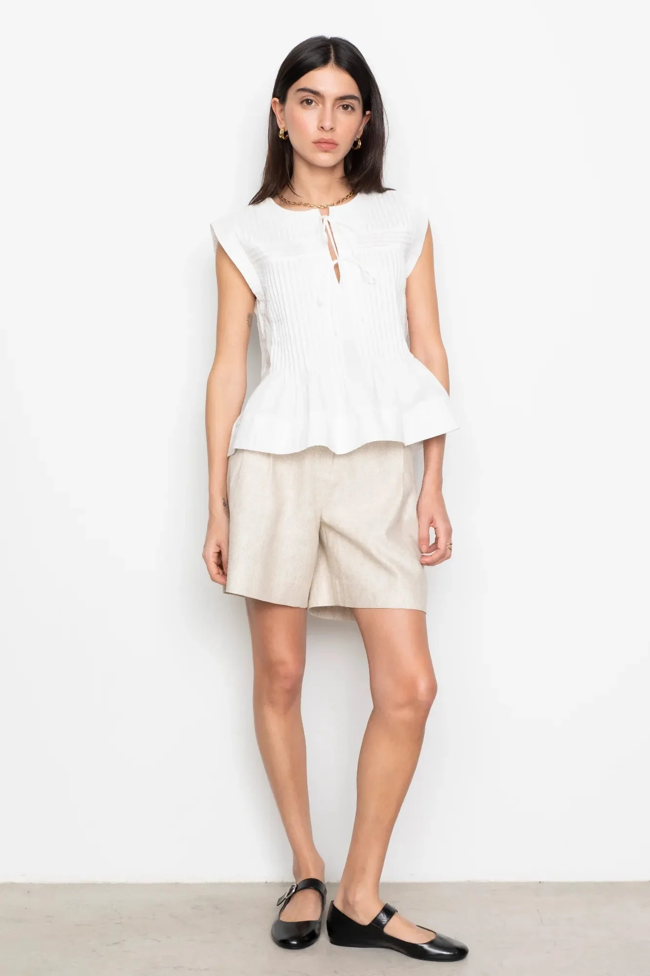 Daria Shorts Sand Melange - Image 4