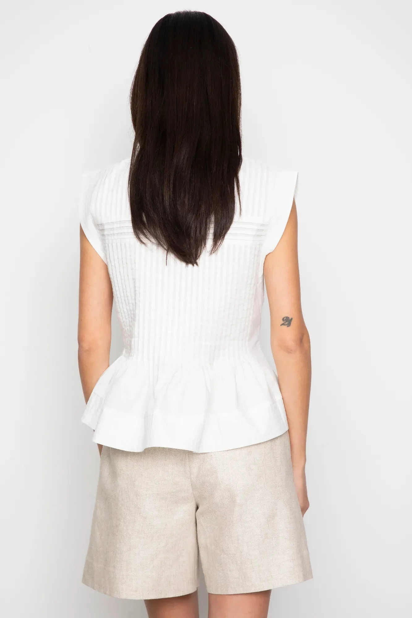 Daria Shorts Sand Melange - Image 5