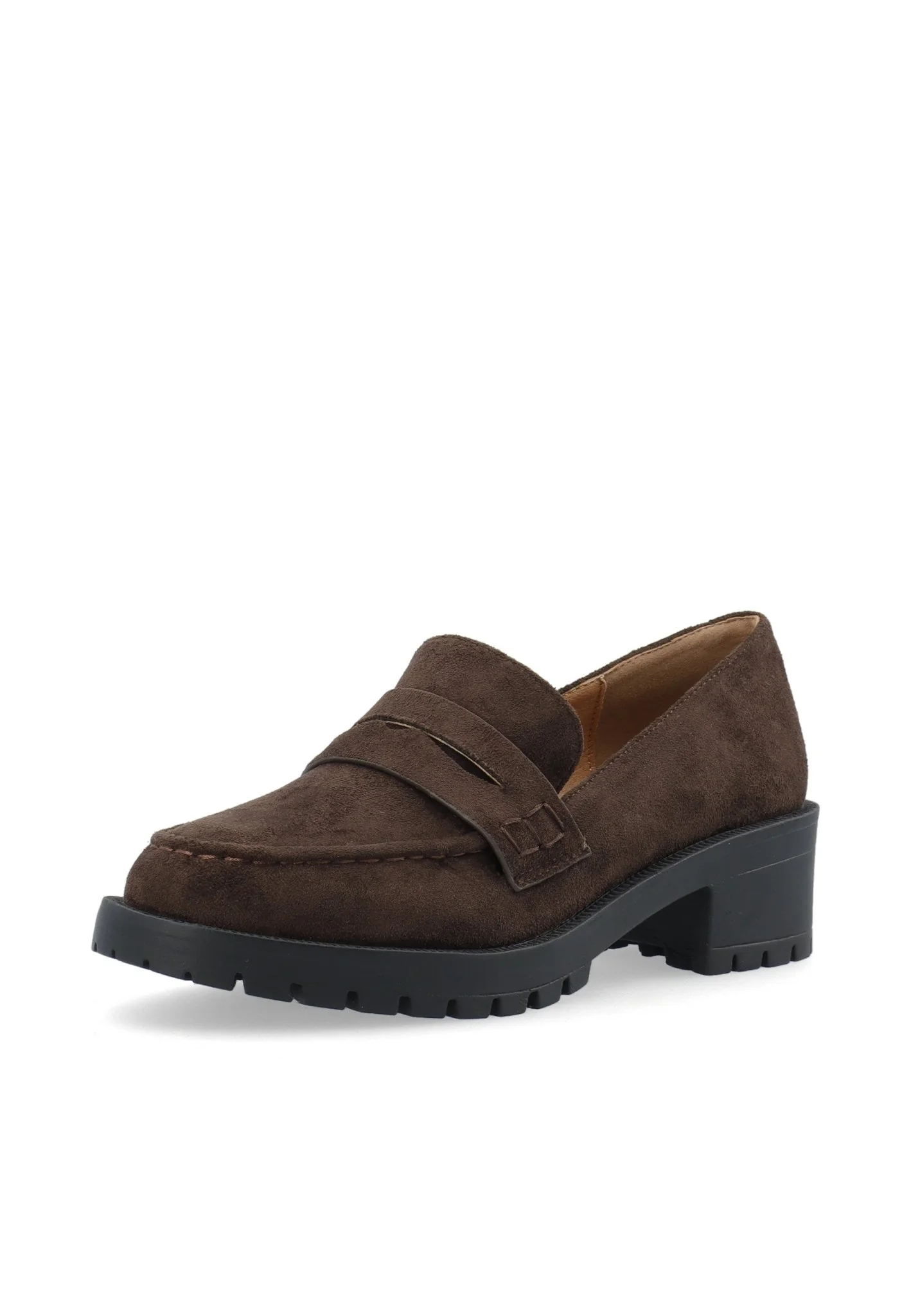 Biapearl Penny Loafer Faux Suede Brown - Image 2