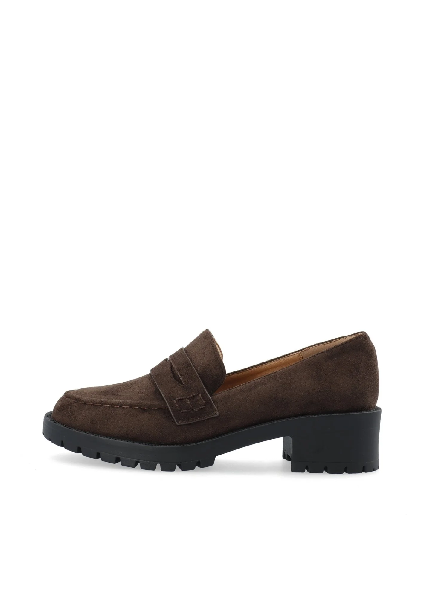 Biapearl Penny Loafer Faux Suede Brown - Image 5